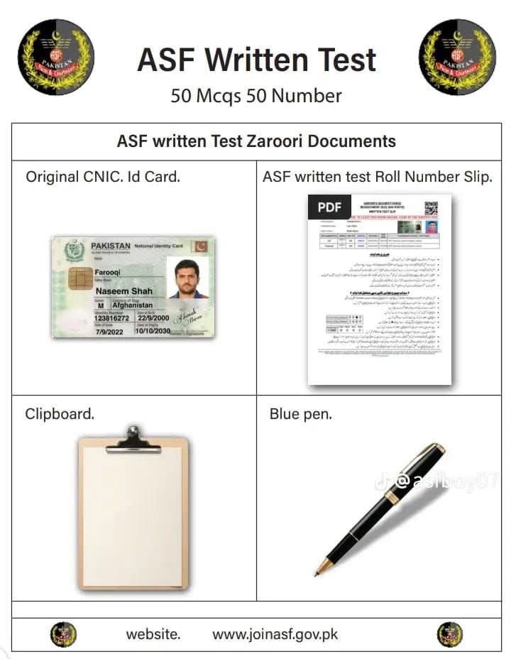 Airports Security Force ASF Written Tests Update