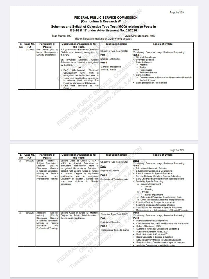 Asf Inspector Syllabus 2026