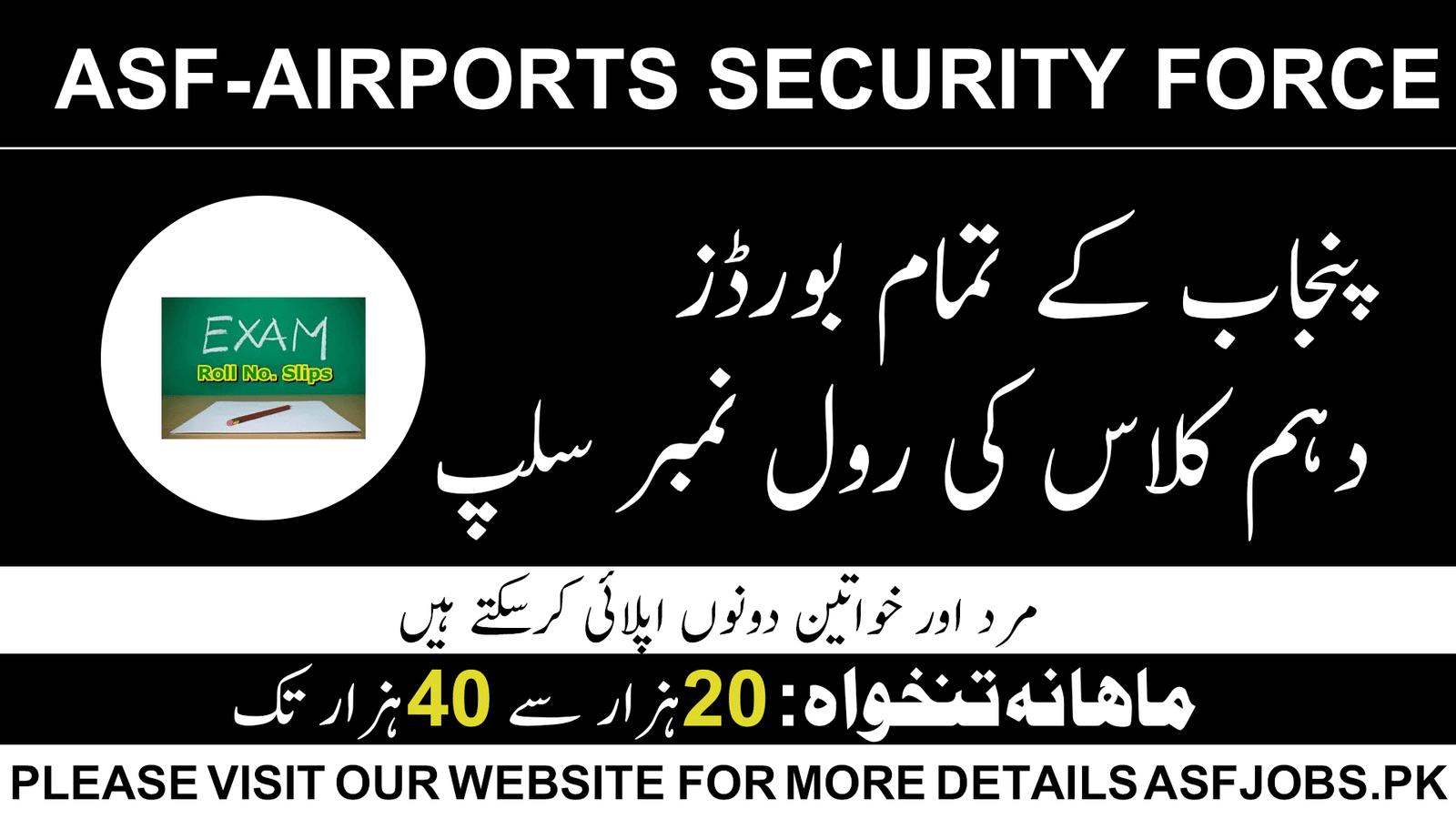 10th Class Roll Number Slip 2026 All Punjab Boards